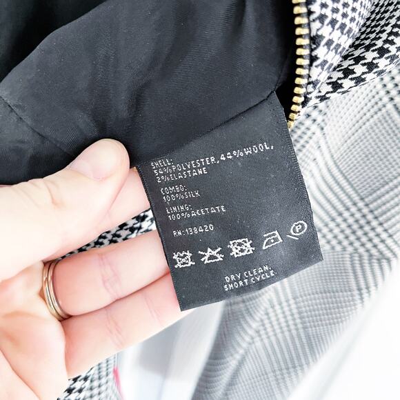 Carlisle Houndstooth Wool Blend Sheath Dress - Picture 9 of 10